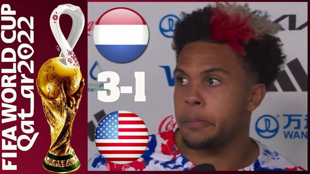 Weston McKennie Post Match Interview I Netherlands 3-1 USA I World cup Qatar 2022