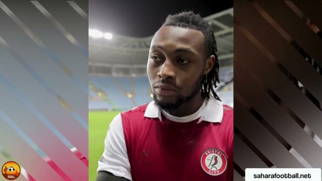 ANTOINE SEMENYO REACTS TO SCORING IN BRISTOL CITY DRAW VS COVENTRY