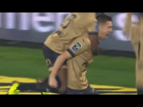 Lens vs Paris SG Przemyslaw Frankowski Goal 1-0