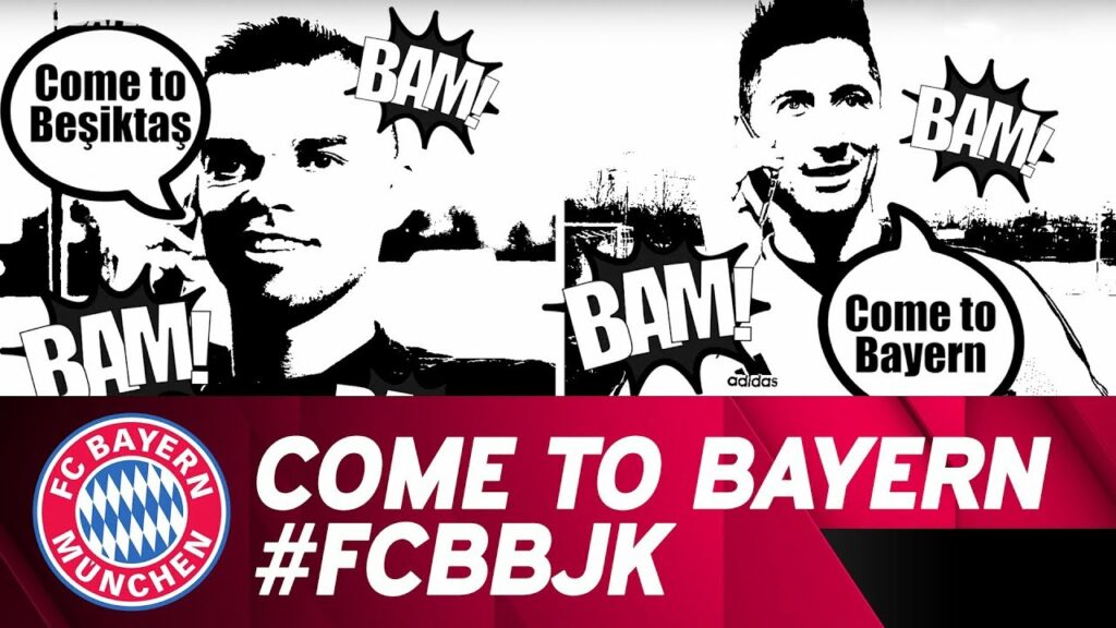 Lewandowski Rings Up Besiktas' Pepe: Come to Bayern! | #FCBBJK