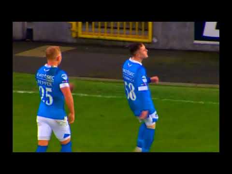 Liam McStravick Goal - Linfield v Dungannon Swifts - 2022/23 Irish Premiership