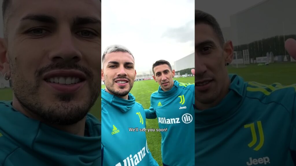 A message from Paredes and Di María 🤍🖤