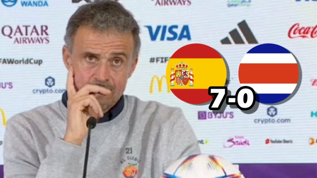 LAS PALABRAS DE LUIS ENRIQUE RUEDA DE PRENSA TRAS TREMENDA GOLEADA EN MUNDIAL-ESPAÑA 7-0 COSTA RICA
