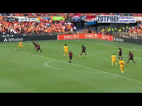 Harry Wilson Ball trickst das Wunder des Gegners aus, Niederlande-Wales, UEFA Nations League 2022