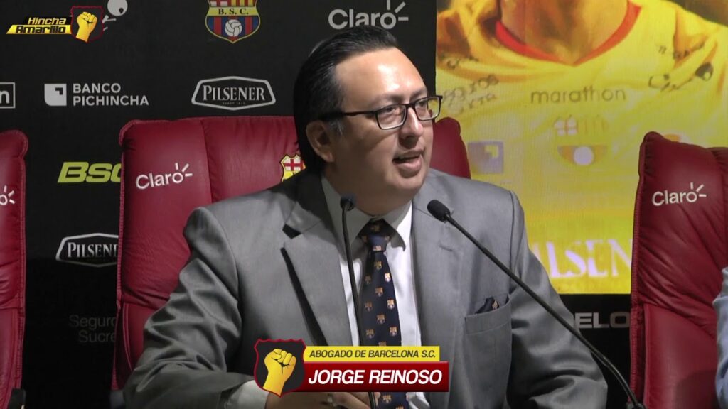Rueda de prensa - Xavier Arreaga se despide de Barcelona SC