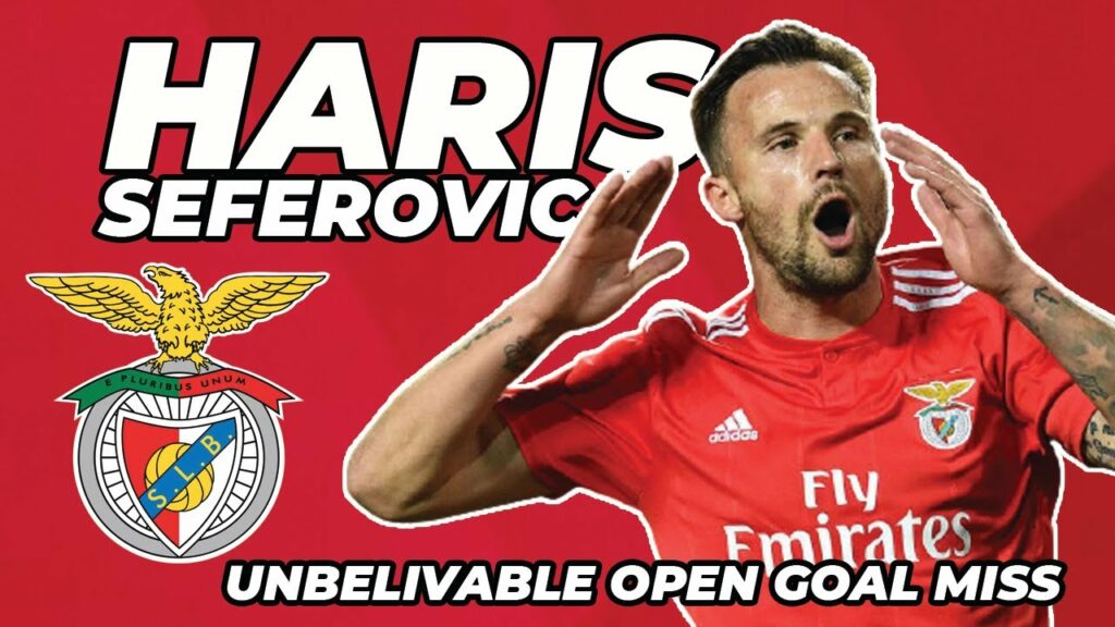Haris Seferovic unbelievable open goal miss