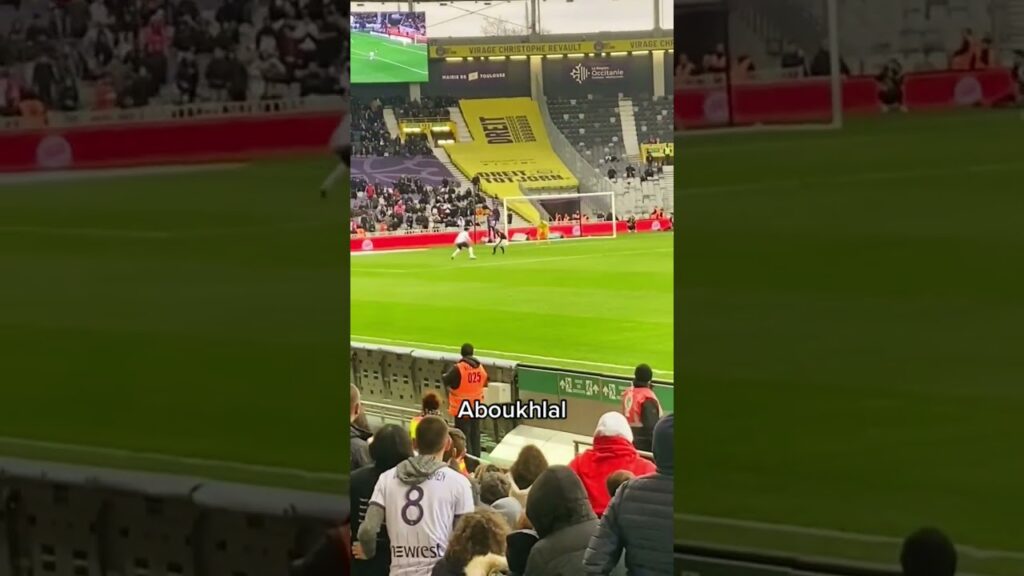 محاولة ابوخلال مع فريقه تولوز و تصدي رائع من الحارس