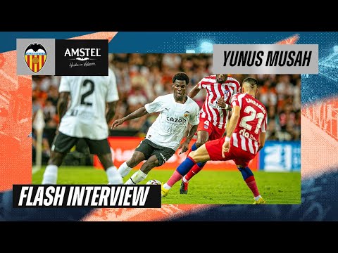 FLAS INTERVIEW DE YUNUS MUSAH TRAS EL PARTIDO EN MESTALLA