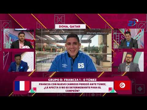 Enlace con Kevin Rodríguez hasta Qatar para hablar del partido #Túnez🇹🇳 1-0 #Francia 🇫🇷