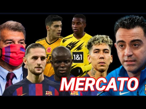 Mercato Barça : Jimenez - Firmino - Moukoko - Kanté - Torres - Pavard - Meunier - Juan Foyth - Dalot
