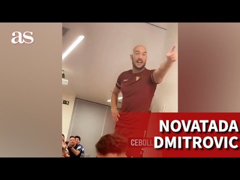 Dmitrovic y su novatada en el Sevilla: se atreve a cantar 'La Mano de Dios'