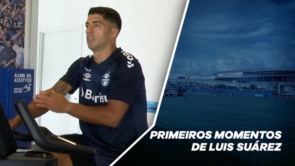 CONFIRA OS PRIMEIROS MOMENTOS DE LUIS SUÁREZ NO CT LUIZ CARVALHO