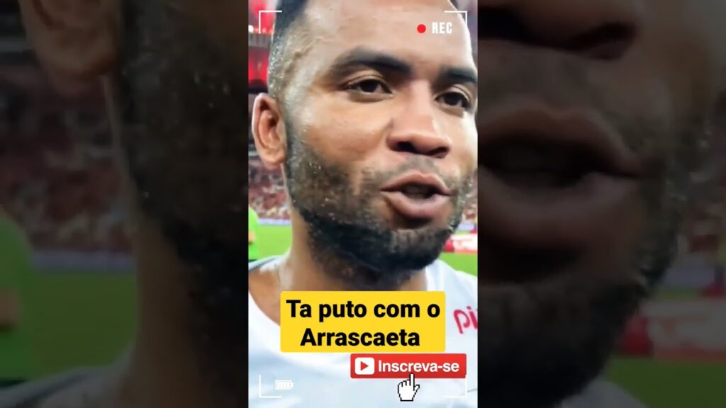 Carlos Alberto mi mi mi puto com Arrascaeta depois da caneta #flamengo #arrascaeta #flamengohoje