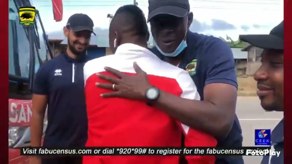 Ibrahim Danlad says goodbye to Kotoko Team as he joins Black Stars in Qatar.