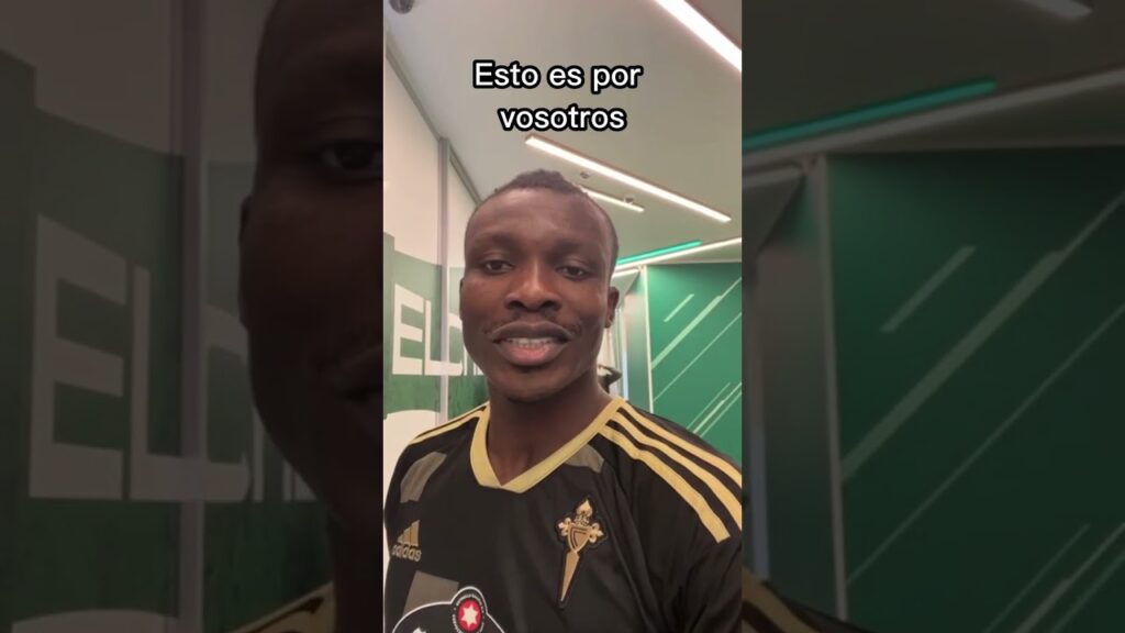 ¡La dedicatoria de Joseph Aidoo! 🇬🇭💙 #Shorts