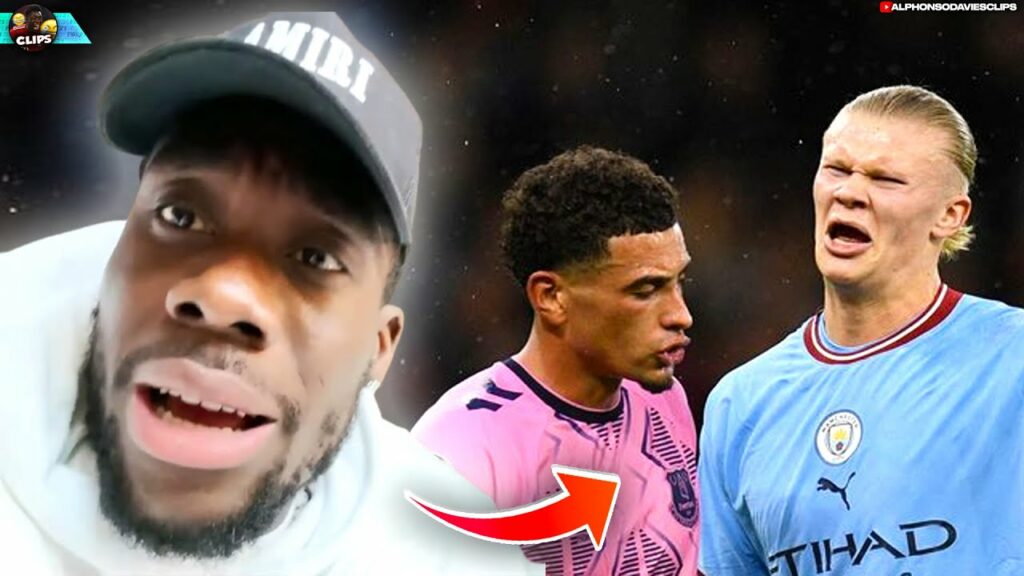 "What's it like playing against Haaland?"