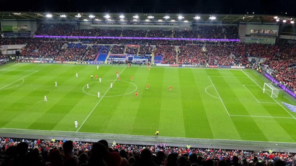 Wales fans reaction to Kieffer Moore equaliser v Belgium home