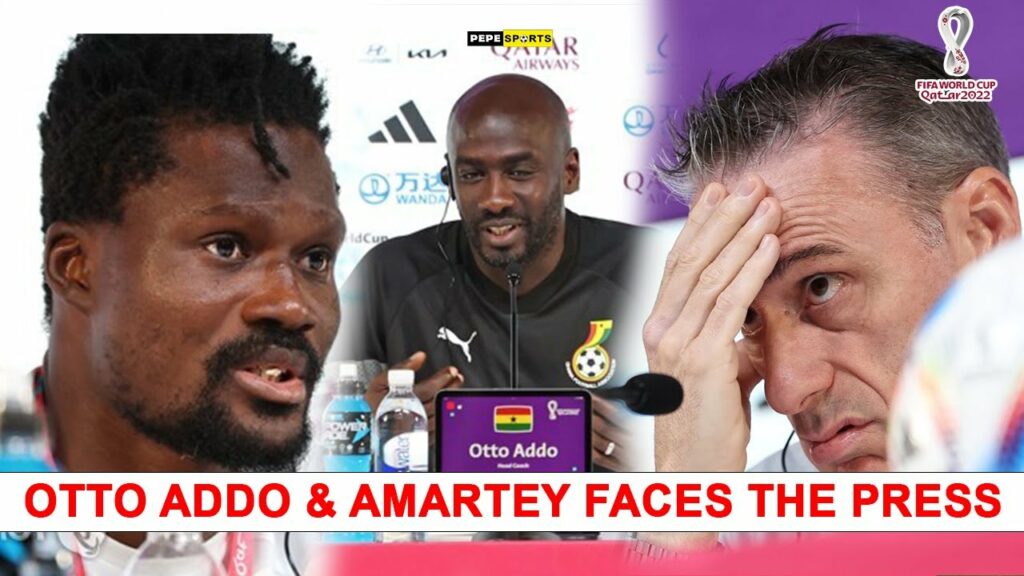BLACK STARS COACH OTTO ADDO & DANIEL AMARTEY- WORLD CUP PRESS CONFERENCE   SOUTH KOREA VS GHANA