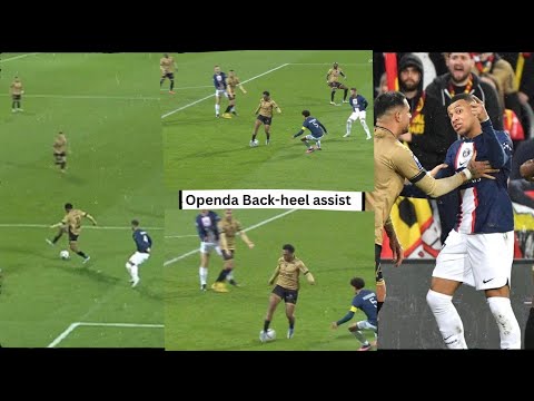 Lois Openda's no-look back-heel assist vs PSG