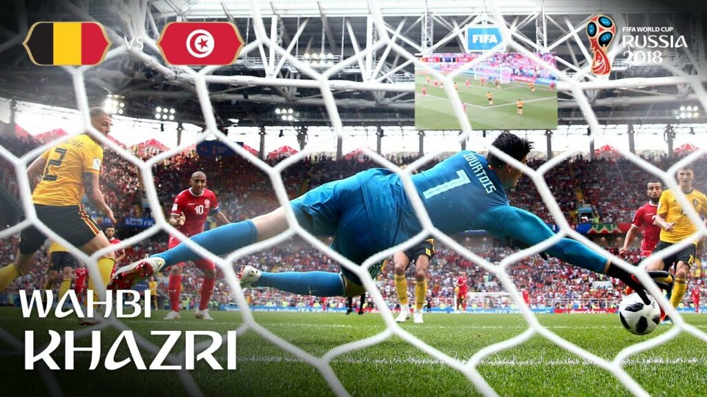 Wahbi KHAZRI Goal - Belgium v Tunisia - MATCH 29