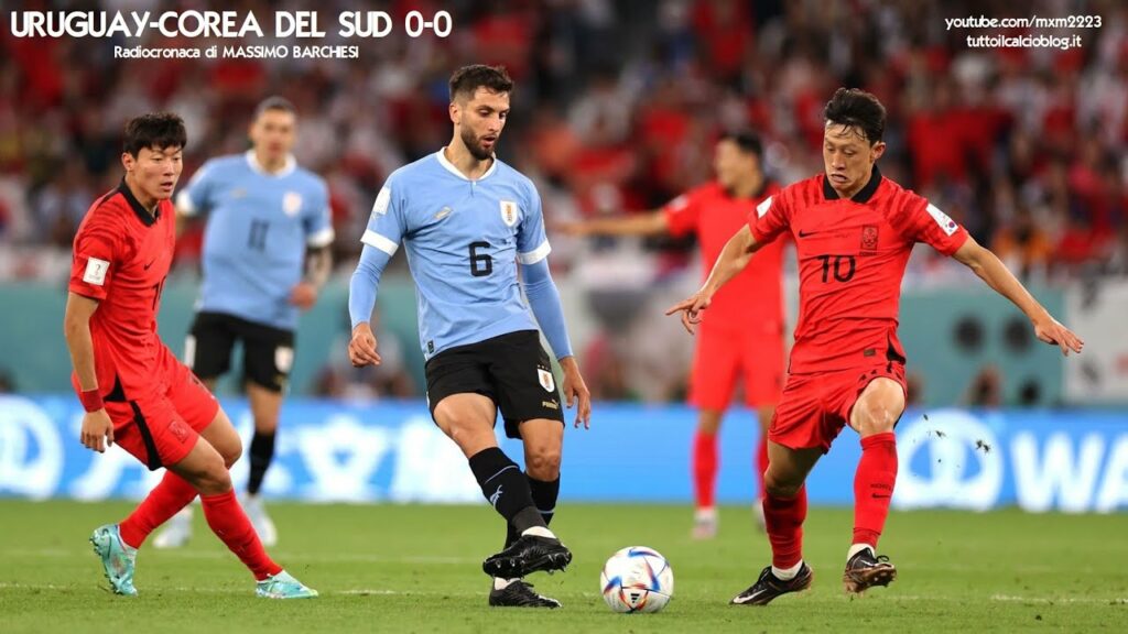 URUGUAY-COREA DEL SUD 0-0 - Radiocronaca di Massimo Barchiesi (24/11/2022) MONDIALI (Radio 1 Sport)