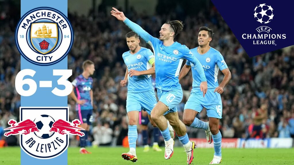 Man City Highlights! | Man City 6-3 RB Leipzig | Ake, Mahrez, Grealish, Cancelo, Jesus Goals!