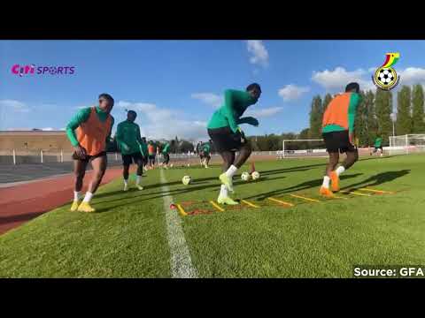 Mohammed Salisu trains for the first time with the Black Stars!