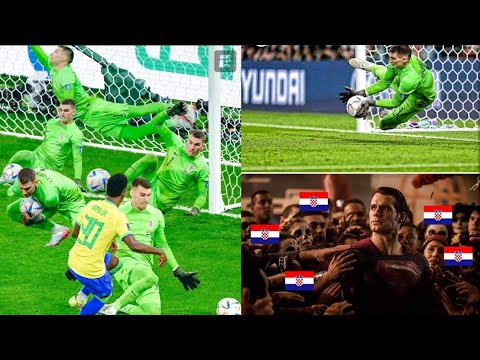 ഇവന്റെ വായിൽ കേറി അടിച്ചാൽ മാത്രമേ ഗോൾ കേറുകയുള്ളൂ Dominik Livaković brazil vs croatia