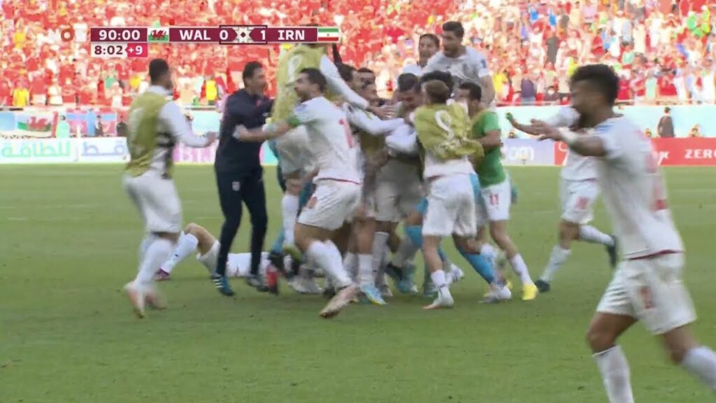 IN PICS!! Rouzbeh Cheshmi Goal Celebration Vs Wales (25th November, 2022) Iran 2 Wales 0 WC Review 🥰
