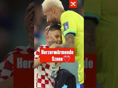 Der Sohn von Perisic tröstet Neymar 🥺❤️ #shorts