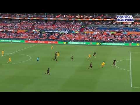 Brennan Johnson Repelland Goal Effort, Niederlande-Wales, UEFA Nations League 2022