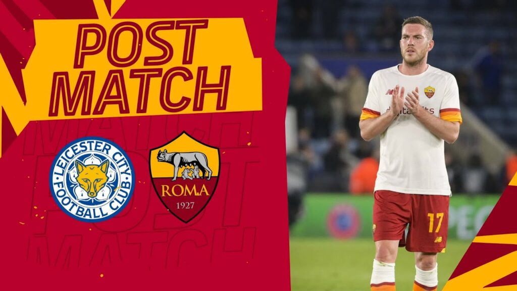 "Al ritorno l'Olimpico sarà spettacolare" | JORDAN VERETOUT AL TERMINE DI LEICESTER-ROMA