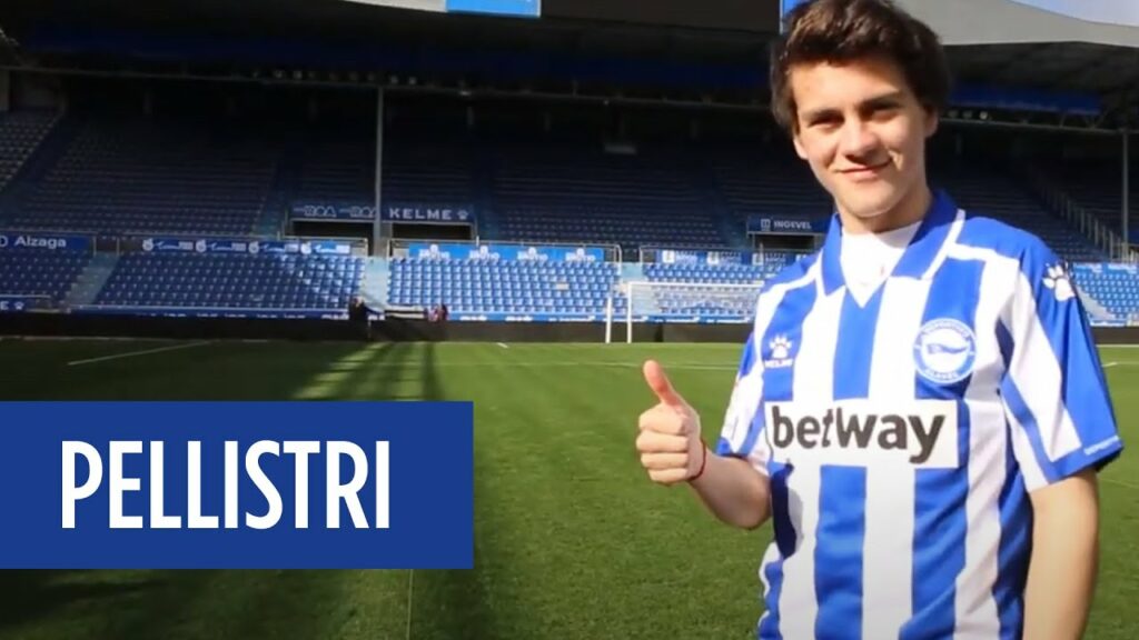 El día de la presentación de Facundo Pellistri