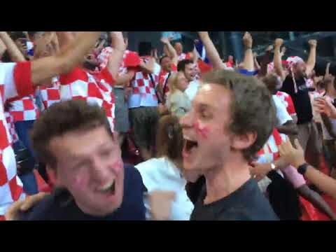 Croatia comeback vs. Spain 3-3 EURO 2020 – First row view