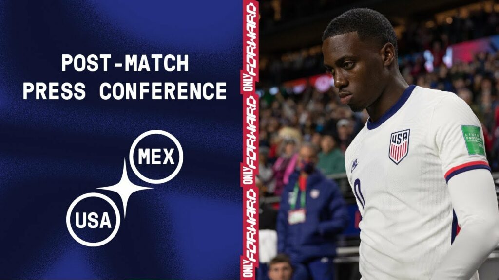 POST-MATCH PRESS CONFERENCE: Tim Weah | USMNT vs. Mexico | Nov. 12, 2021