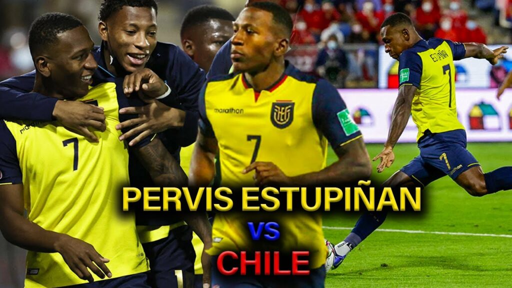 ASÍ fue el partido de PERVIS ESTUPIÑAN vs la selección de CHILE