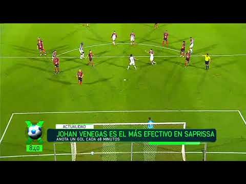 Johan Venegas es el más efectivo del Saprissa