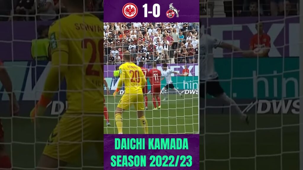 Daichi Kamada scored a GREAT FREE KICK for Eintracht Frankfurt!!! 🔥🔥🎯