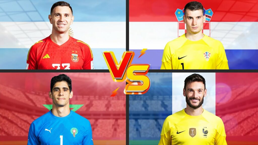 Emiliano Martínez 🆚 Hugo Lloris 🆚 Dominik Livaković 🆚 Yassine Bounou