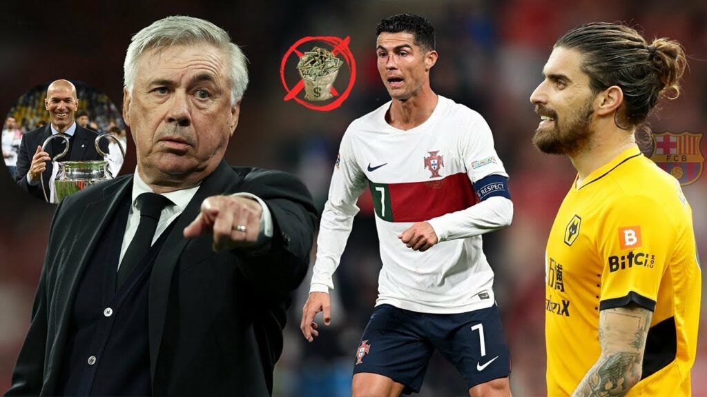 Ancelotti va por ZIDANE | United dejaría ir GRATIS a Cristiano | Ruben Neves se OFRECE al Barcelona