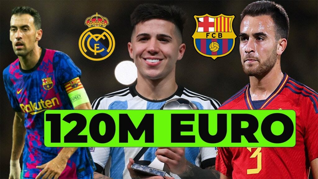 INFO SUR LE FOOT : ENZO FERNANDEZ, ERIC GARCIA ET LA DEPART DE S.BUSQUETS #fooballvideo #EKOUEVIC