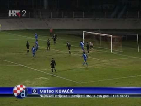 Mateo Kovačić vs Hrvatski dragovoljac - najmlađi strijelac u povijesti HNL-a