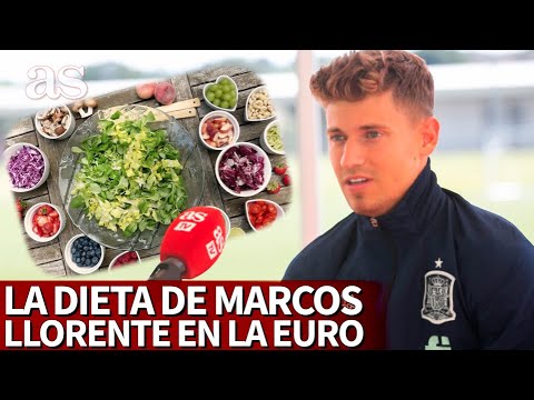EURO 2020 | MARCOS LLORENTE desvela la DIETA que lleva con España y opina de la Coca-Cola | AS