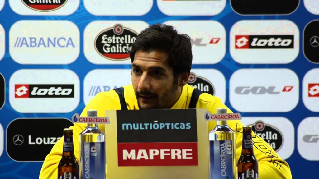 Rueda de prensa de Celso Borges en Riazor 11.04.2015