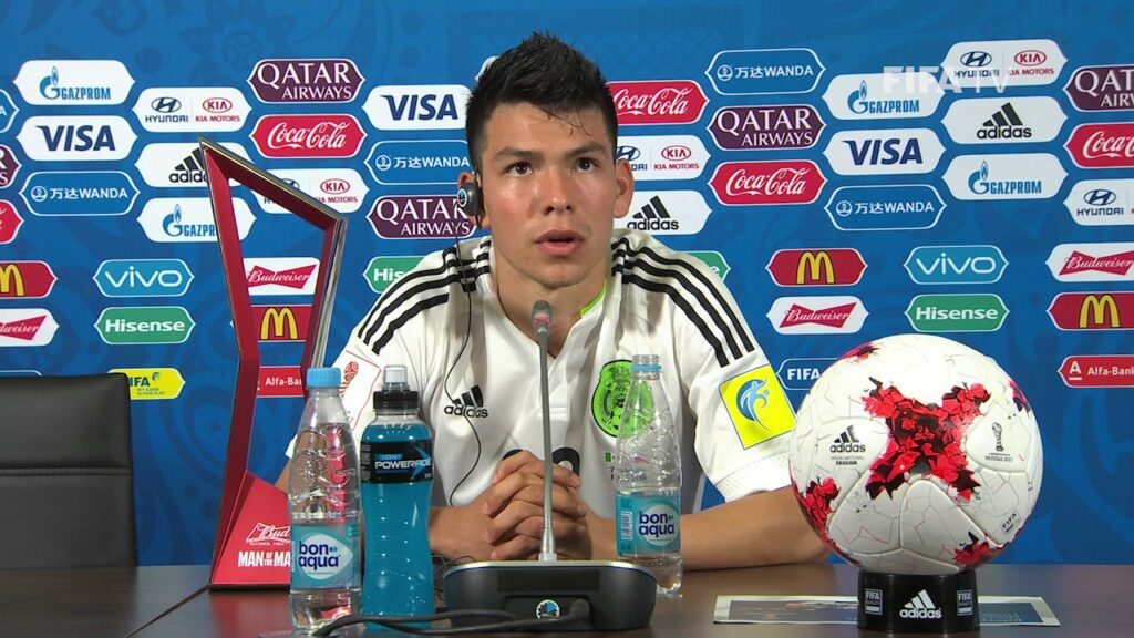 MEX v RUS - Hirving Lozano - Mexico Post-Match Press Conference