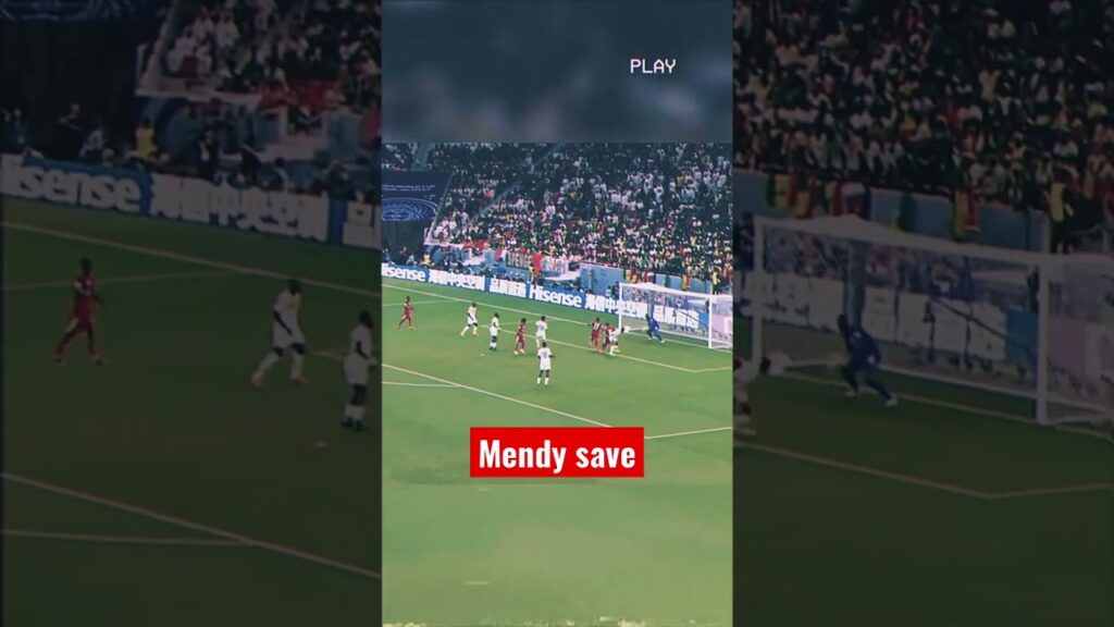 Édouard Mendy vs Qatar coupe du monde #senegal #shorts #equipenational #fifaworldcup #alioucissé