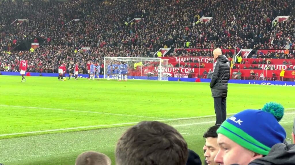 ERIKSEN FREE KICK | MAN UNITED 3-0 BOURNEMOUTH | #manchesterunited