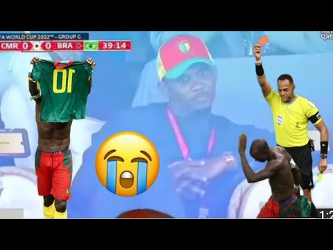 Cameroun vs Brésil la Réaction de Eto je suis un peu 😥