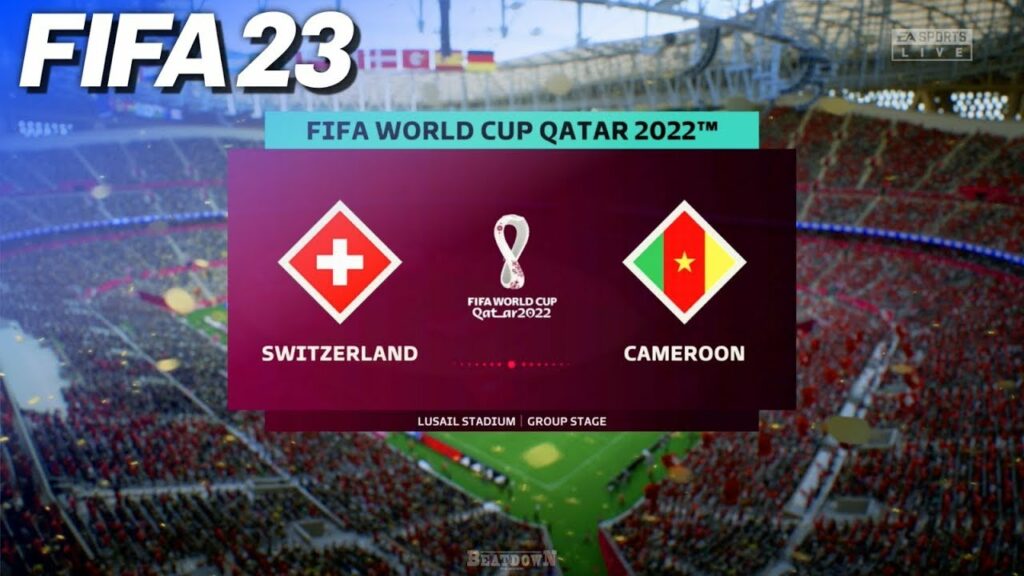 Switzerland vs Cameroon | FIFA World Cup 2022 Gameplay
