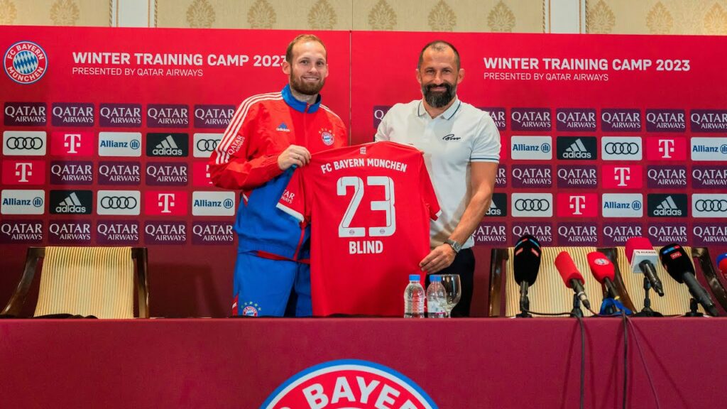 Die Vorstellung von Daley Blind mit Hasan Salihamidžić